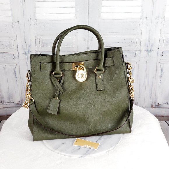 MICHAEL Michael Kors Handbags - Michael Michael Kors Hamilton Satchel Tote Handbag